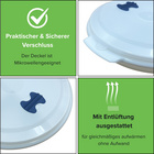 Mikrowellen-Teller mit Einteilung